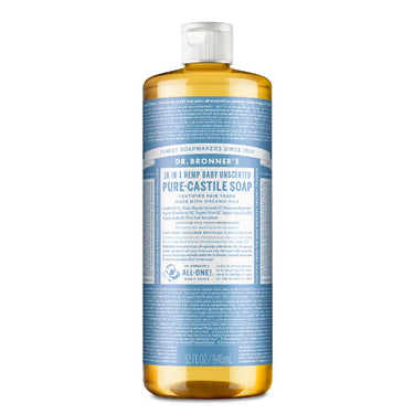 Pure Castile Liquid Soap - Baby Unscented - Dr Bronners